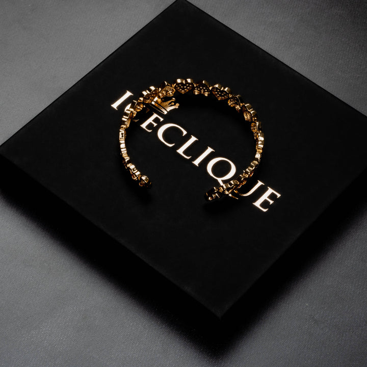 8mm Heart Bangle Bracelet - ICECLIQUE JEWELRY