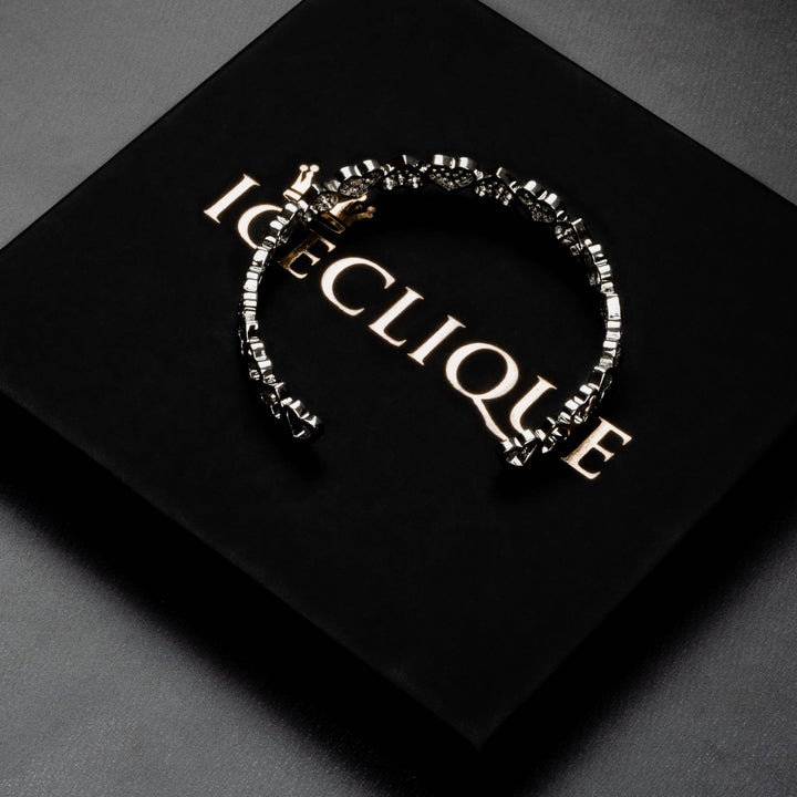8mm Heart Bangle Bracelet - ICECLIQUE JEWELRY