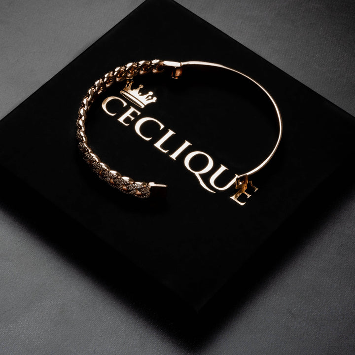 10mm Cuban Bangle Bracelet - ICECLIQUE JEWELRY