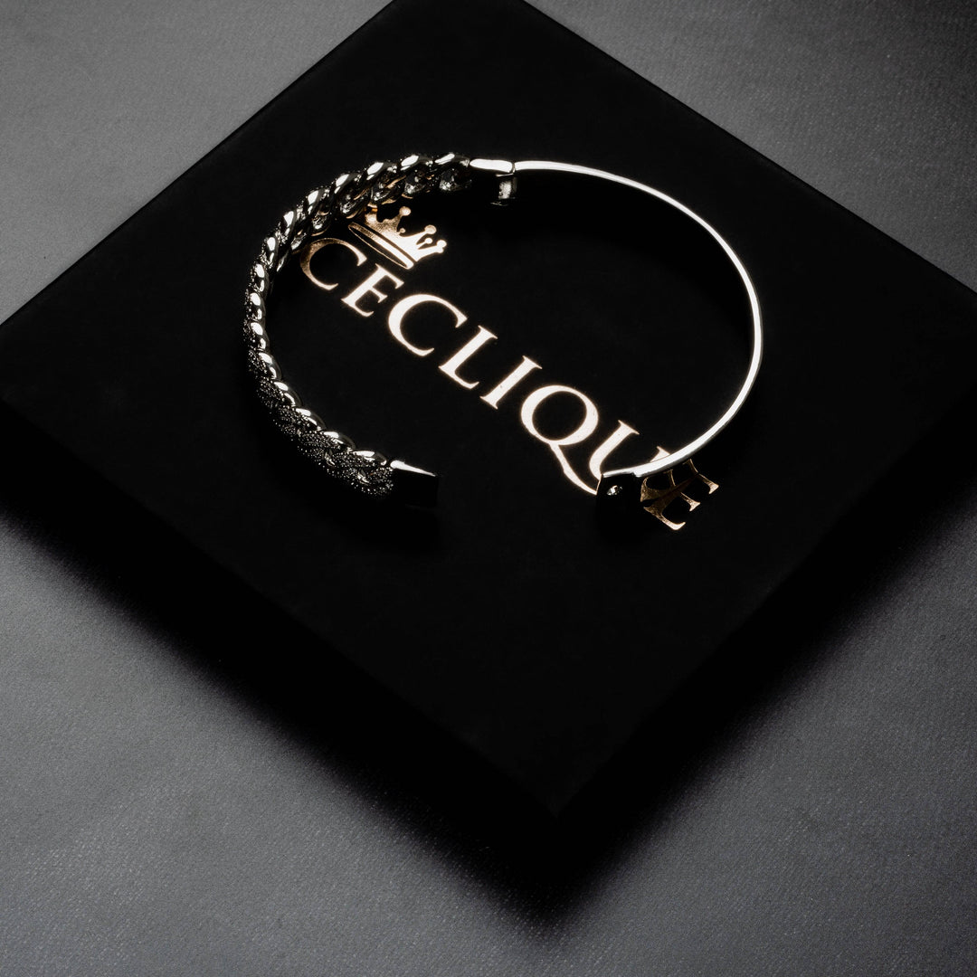 10mm Cuban Bangle Bracelet - ICECLIQUE JEWELRY