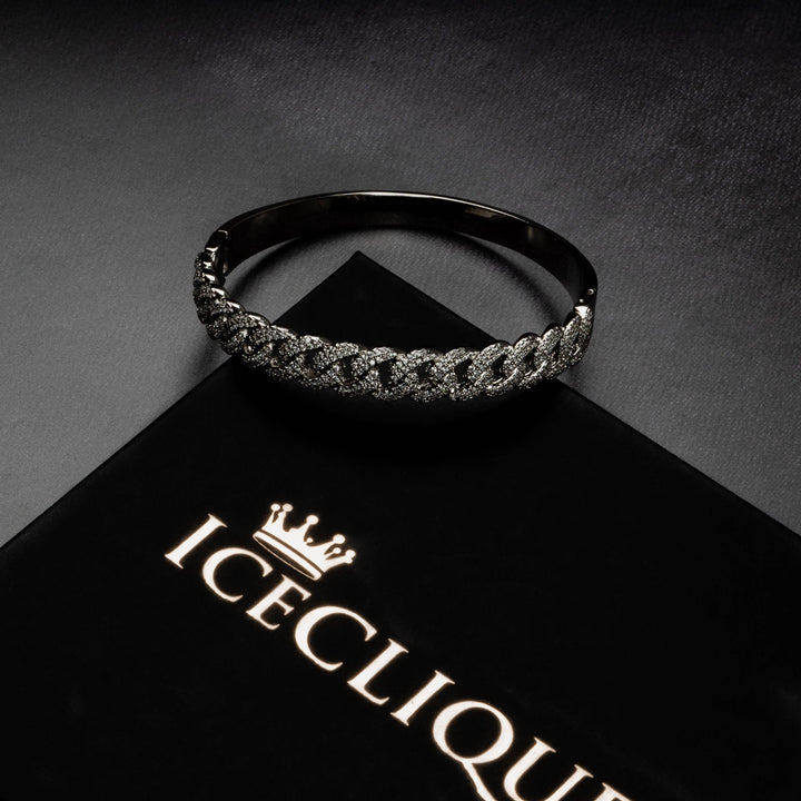 10mm Cuban Bangle Bracelet - ICECLIQUE JEWELRY