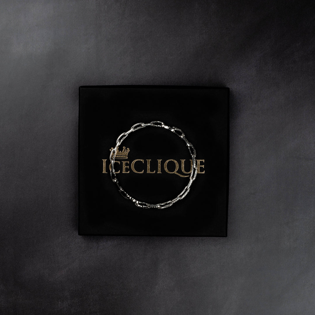 6mm Figure Link Bracelet - ICECLIQUE JEWELRY