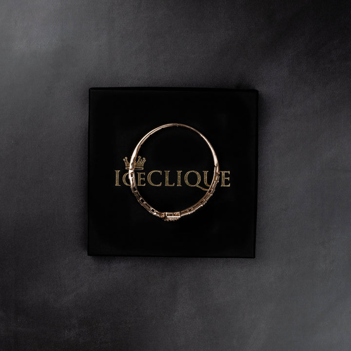 10mm Cuban Bangle Bracelet - ICECLIQUE JEWELRY