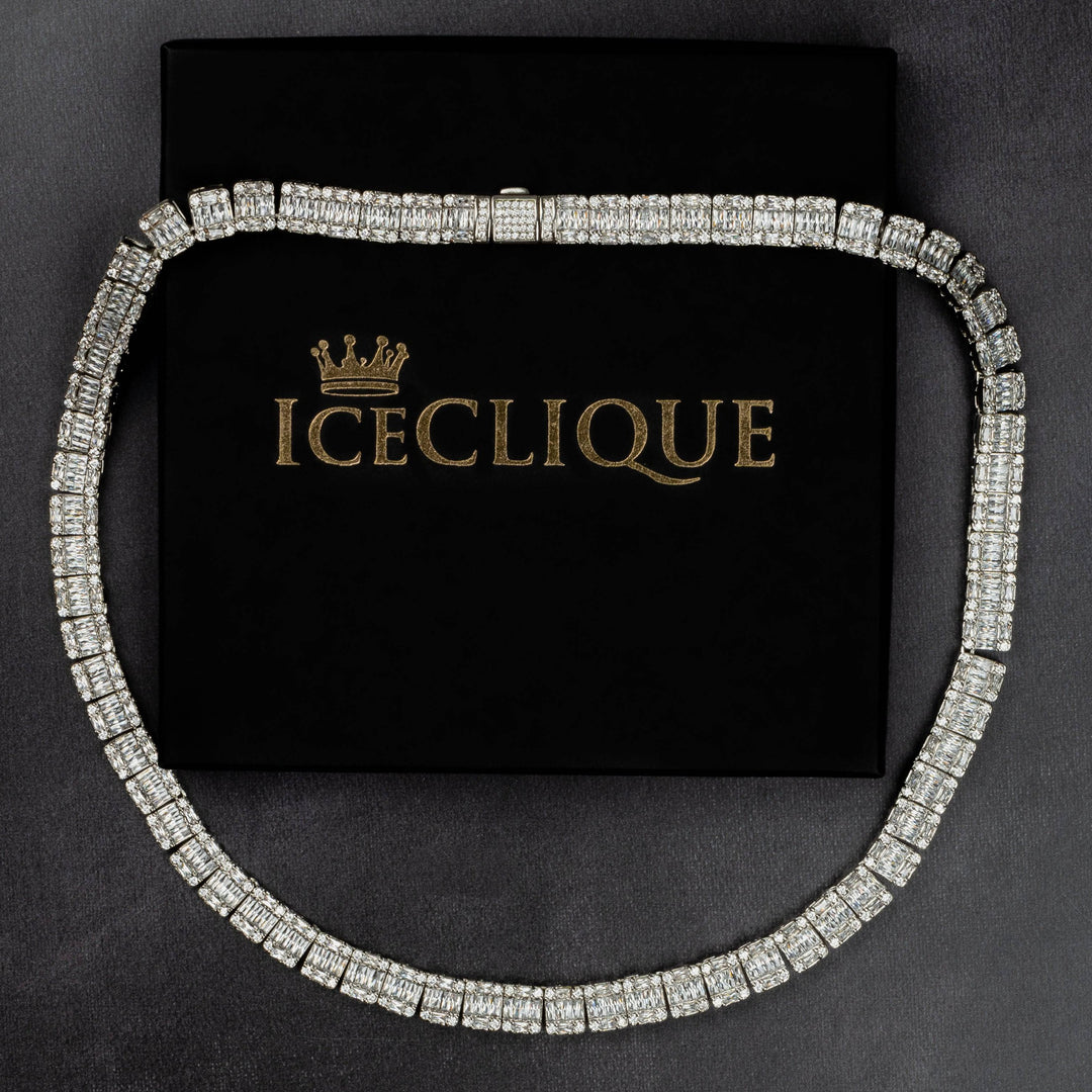 9mm Square Baguette Chain - ICECLIQUE JEWELRY