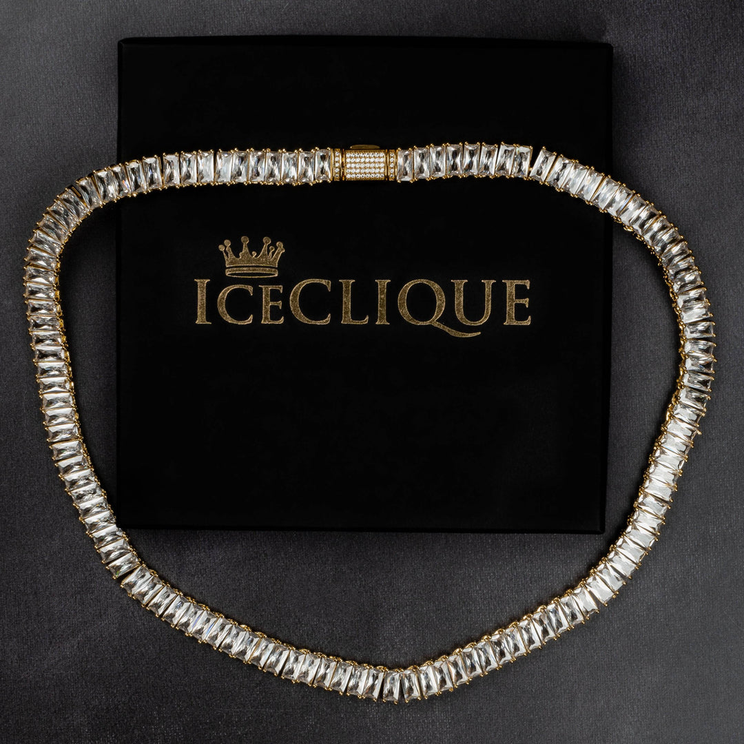 9mm Baguette Chain - ICECLIQUE JEWELRY