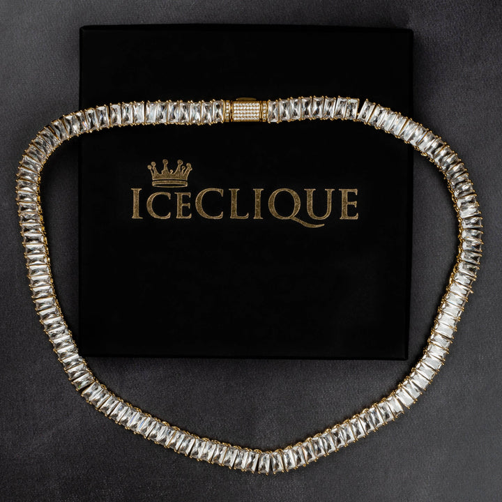 9mm Baguette Chain - ICECLIQUE JEWELRY