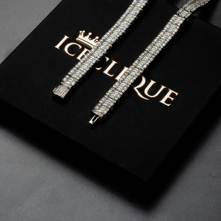 9mm Square Baguette Chain - ICECLIQUE JEWELRY