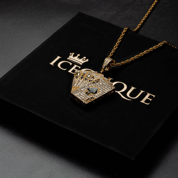 Playing Cards Pendant - ICECLIQUE JEWELRY