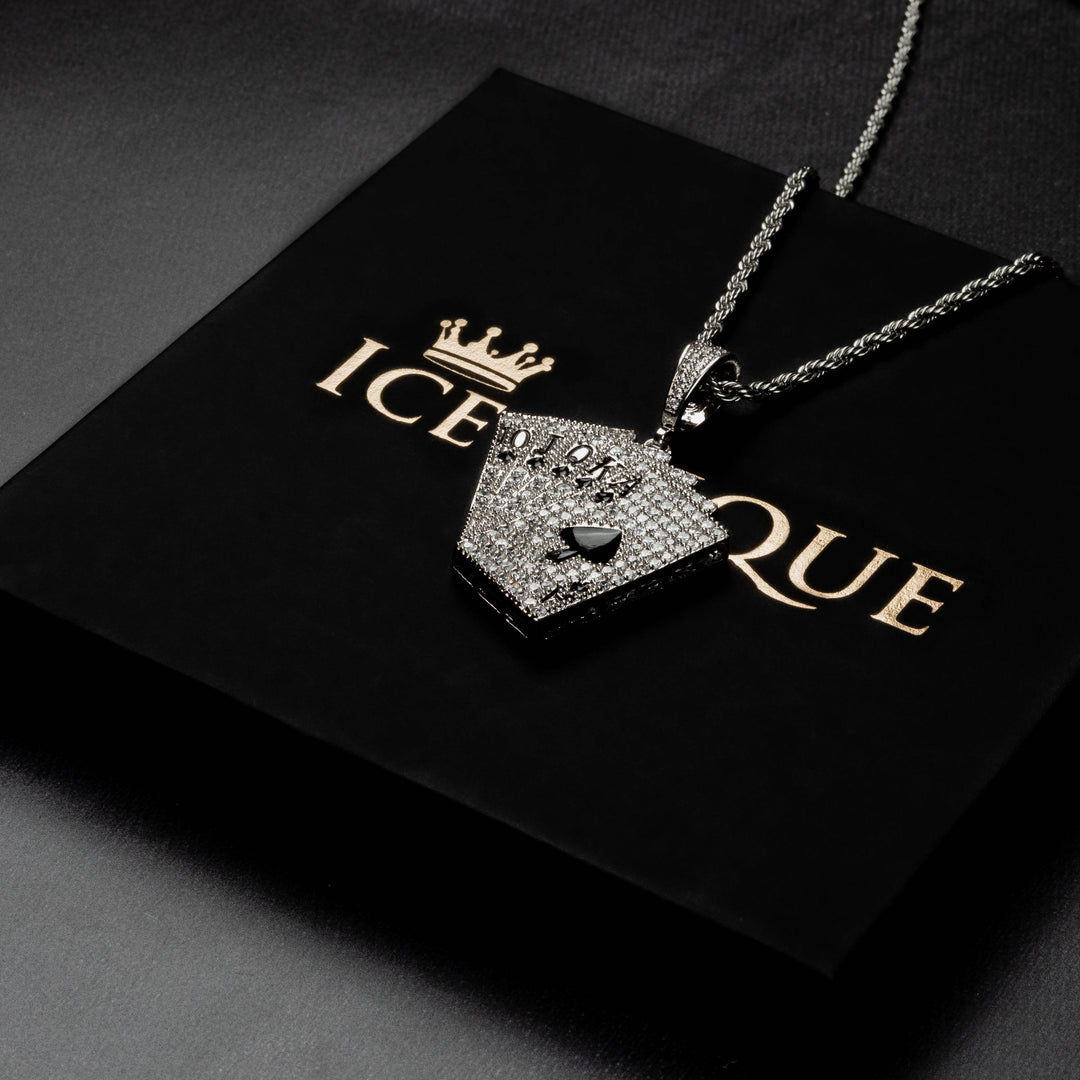 Playing Cards Pendant - ICECLIQUE JEWELRY