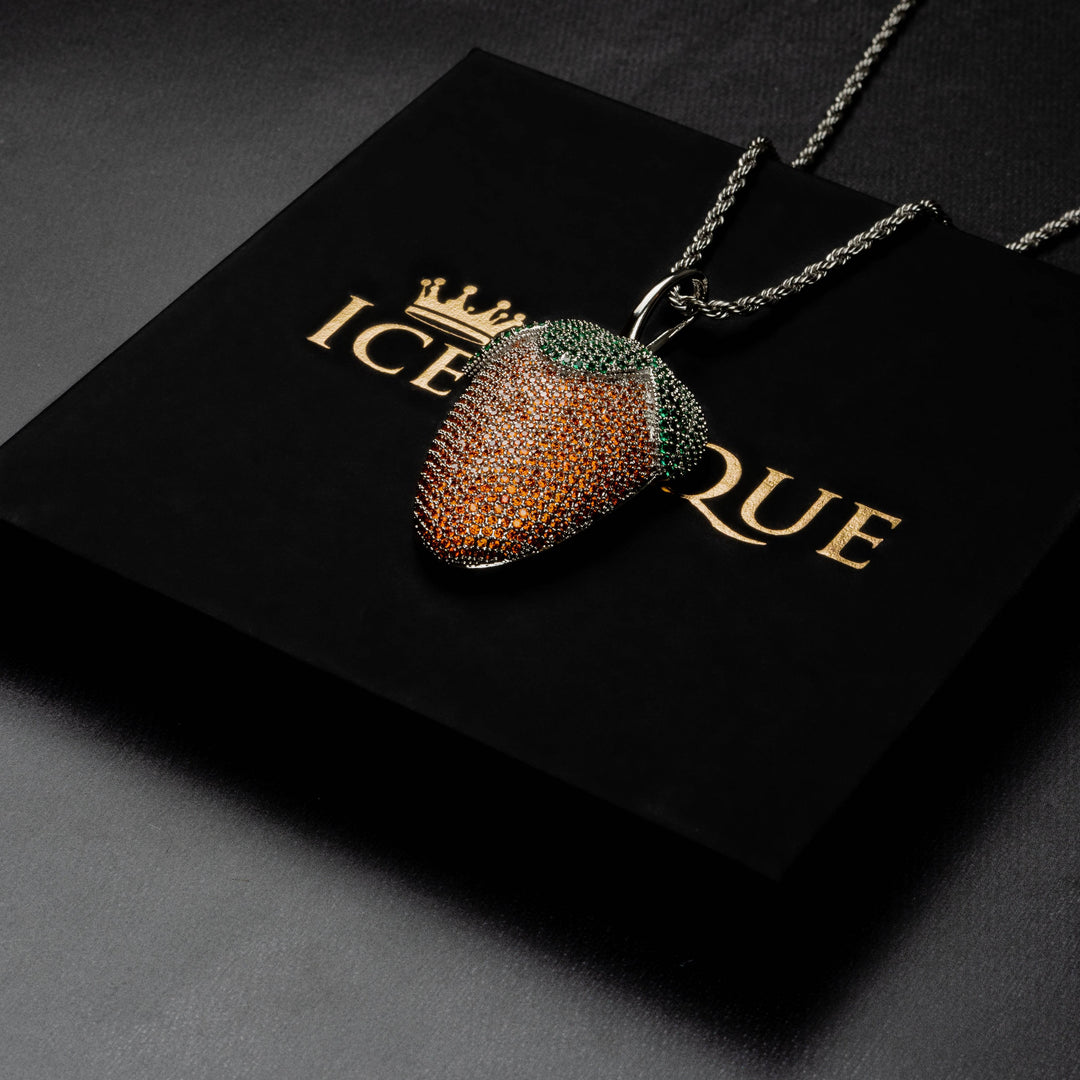 Strawberry Pendant - ICECLIQUE JEWELRY