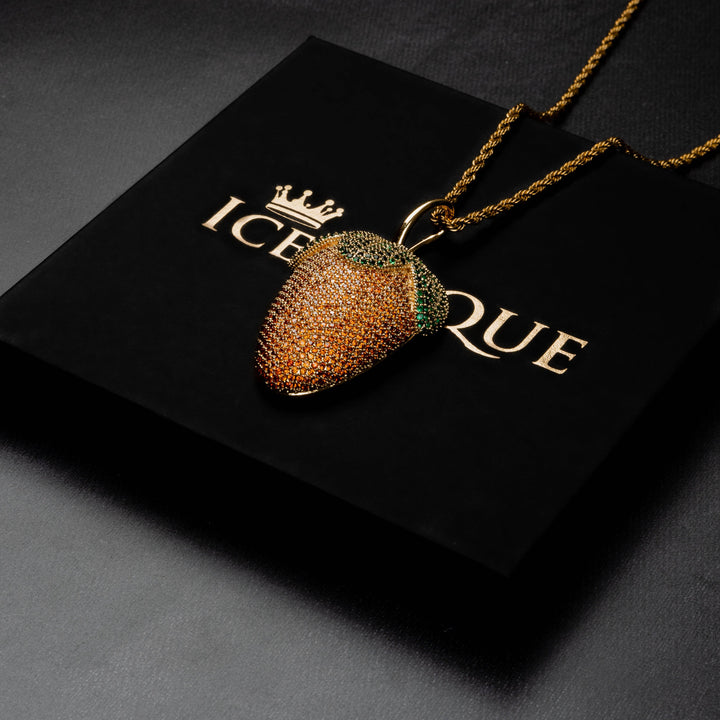 Strawberry Pendant - ICECLIQUE JEWELRY