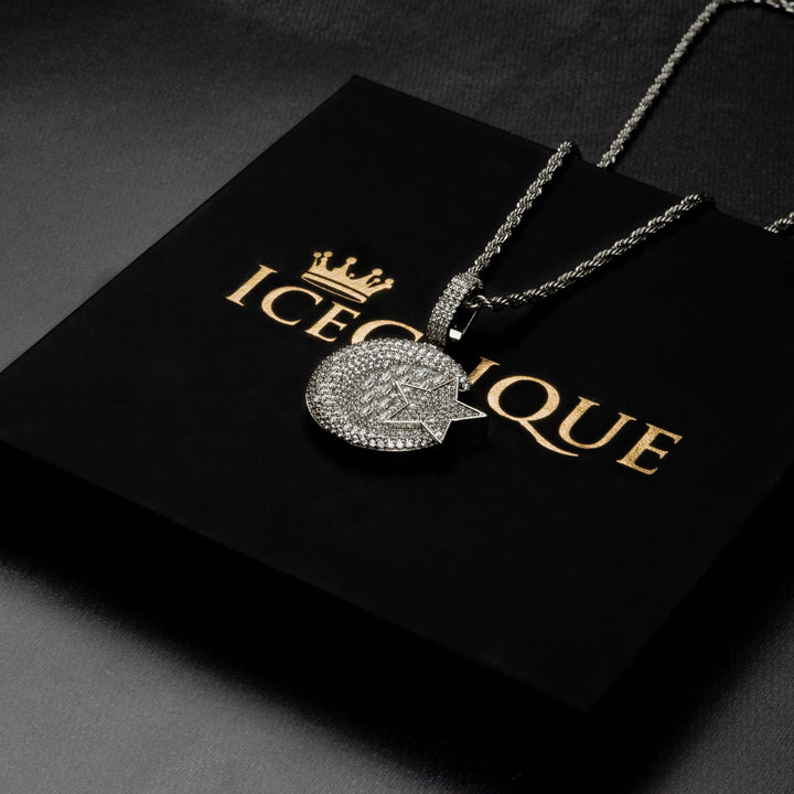 Star And Moon Pendant - ICECLIQUE JEWELRY