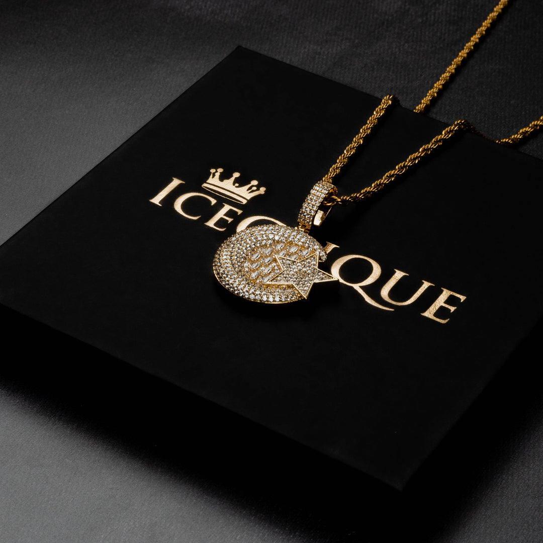 Star And Moon Pendant - ICECLIQUE JEWELRY