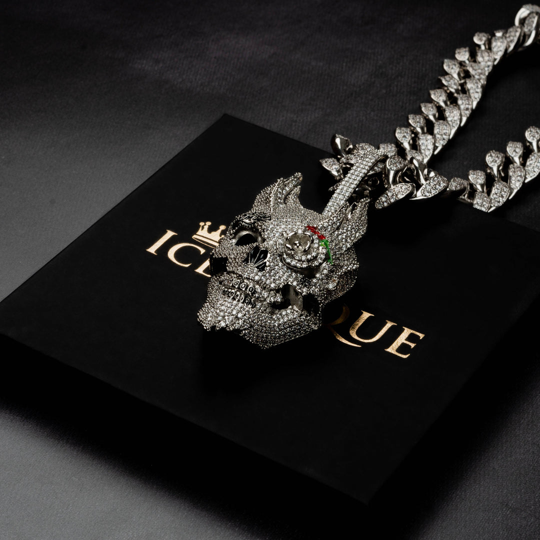 Iced Demon Pendant - ICECLIQUE JEWELRY