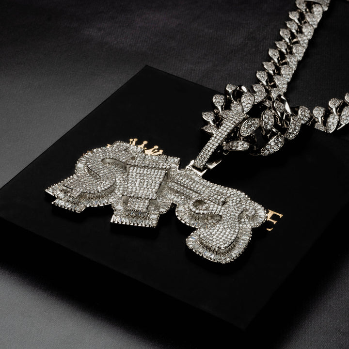 Money Power Respect Pendant - ICECLIQUE JEWELRY