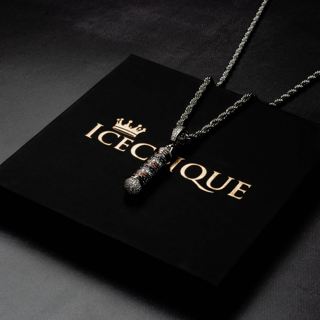 Iced Barber Pendant - ICECLIQUE JEWELRY
