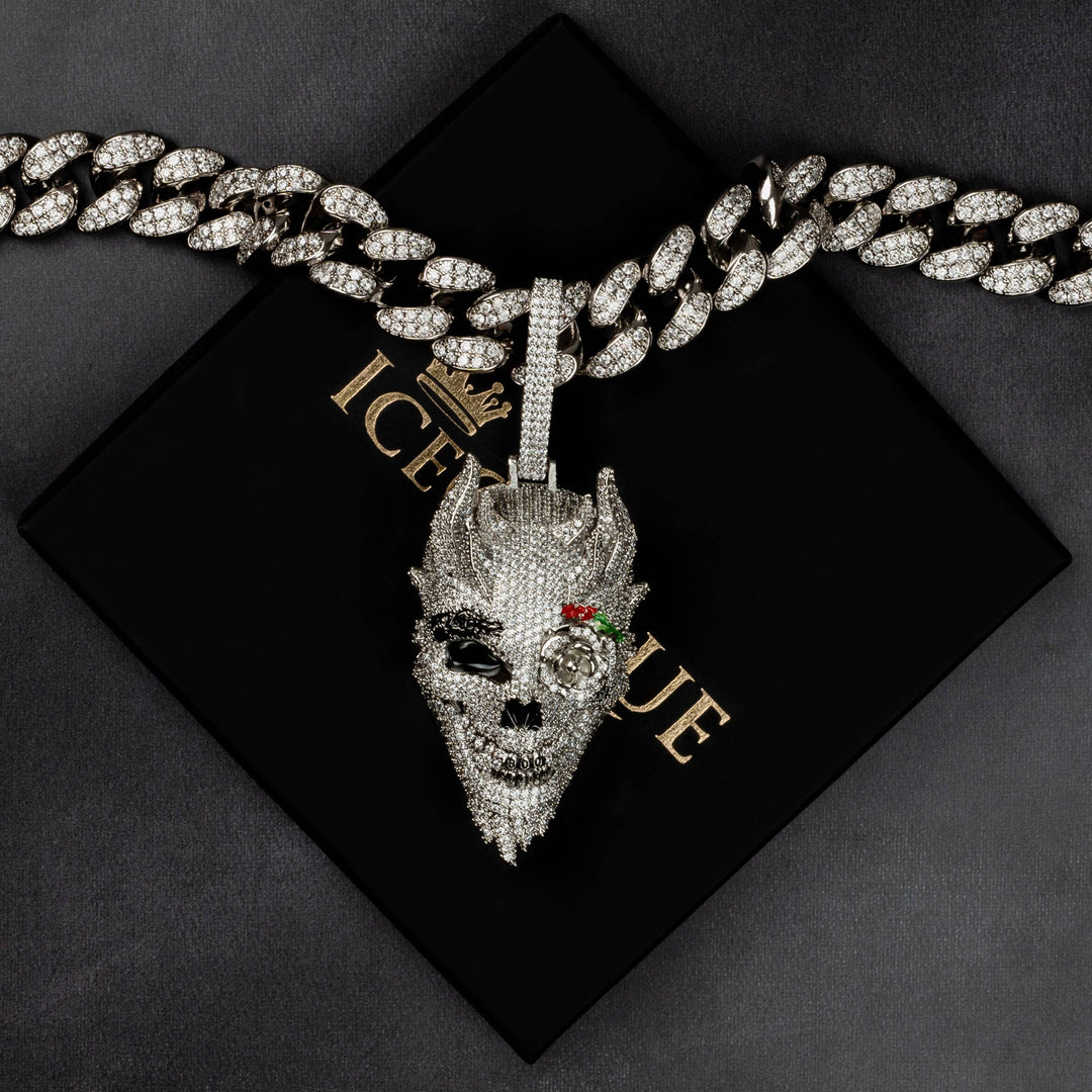 Iced Demon Pendant - ICECLIQUE JEWELRY