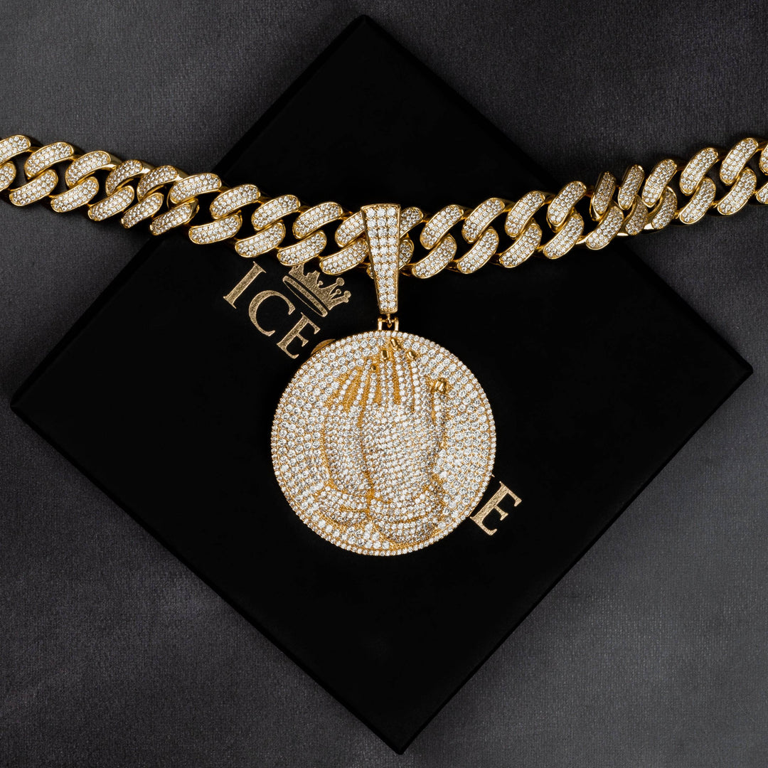 Prayer Pendant - ICECLIQUE JEWELRY