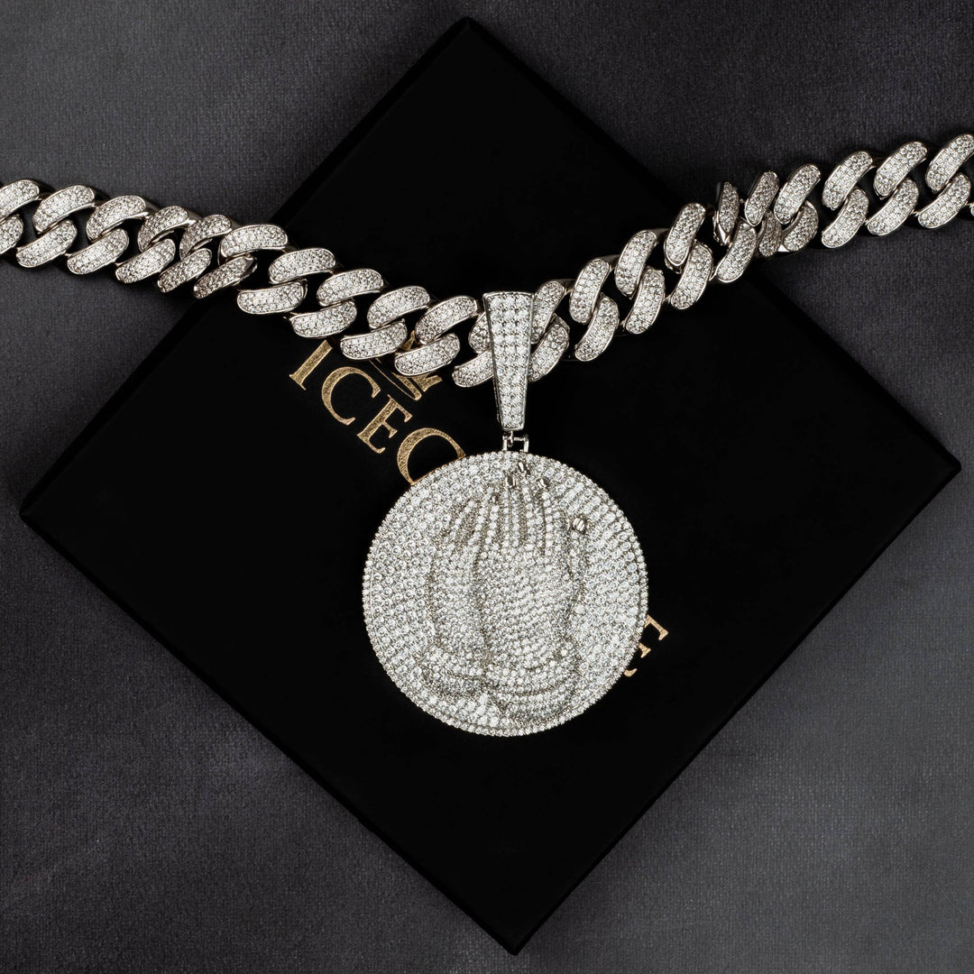 Prayer Pendant - ICECLIQUE JEWELRY