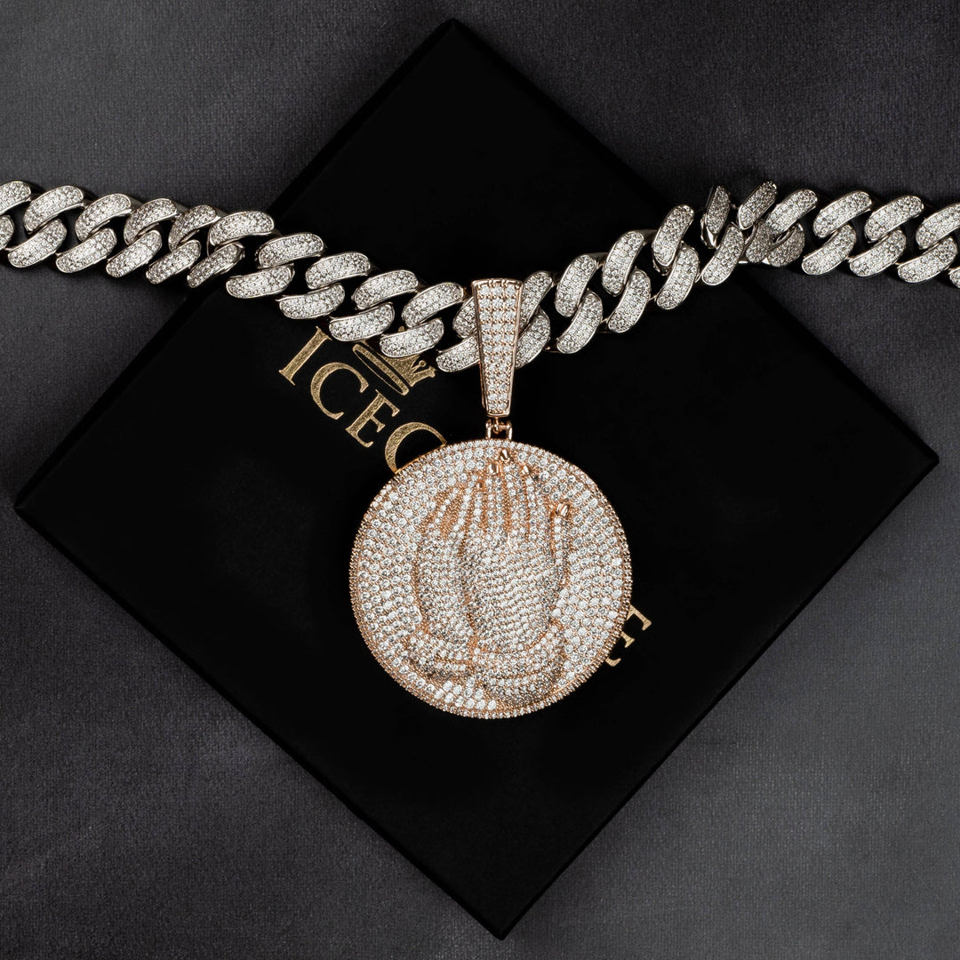 Prayer Pendant - ICECLIQUE JEWELRY