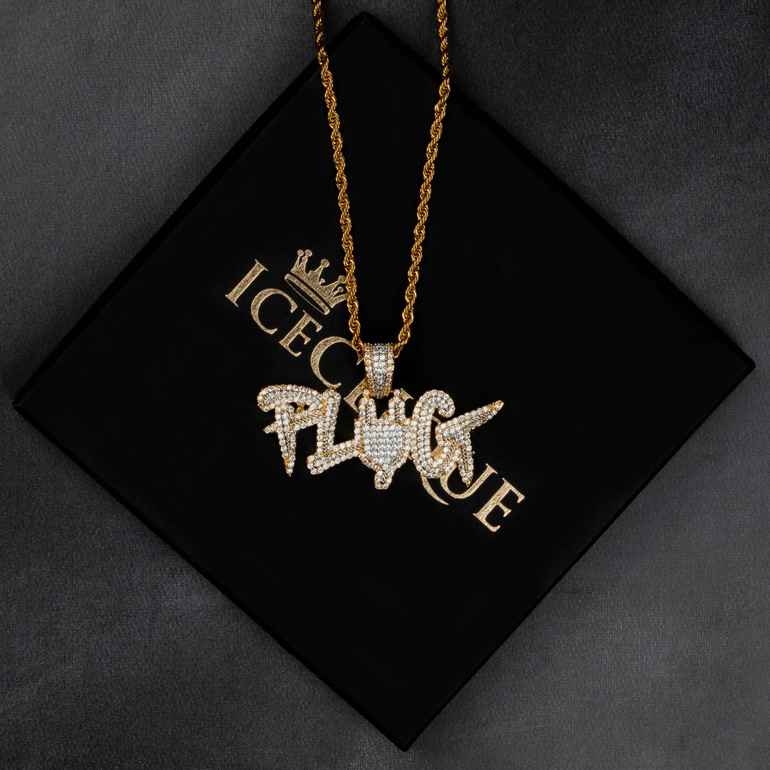Iced Plug Pendant - ICECLIQUE JEWELRY