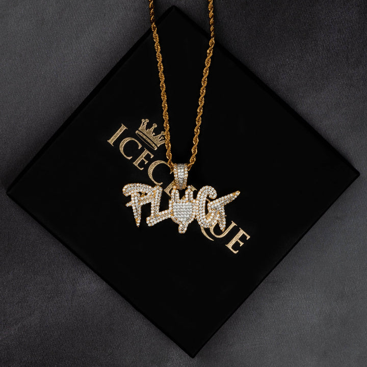Iced Plug Pendant - ICECLIQUE JEWELRY