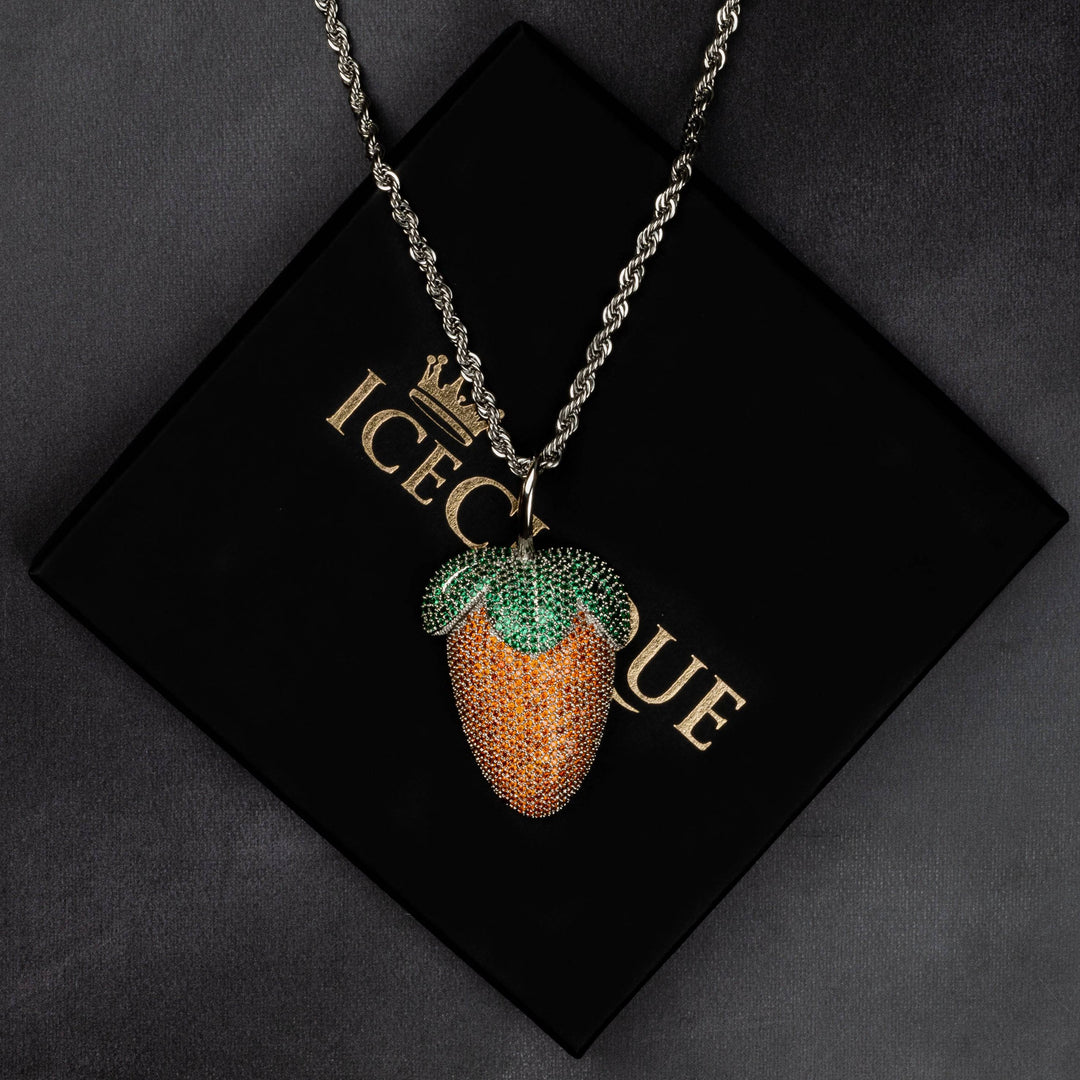 Strawberry Pendant - ICECLIQUE JEWELRY
