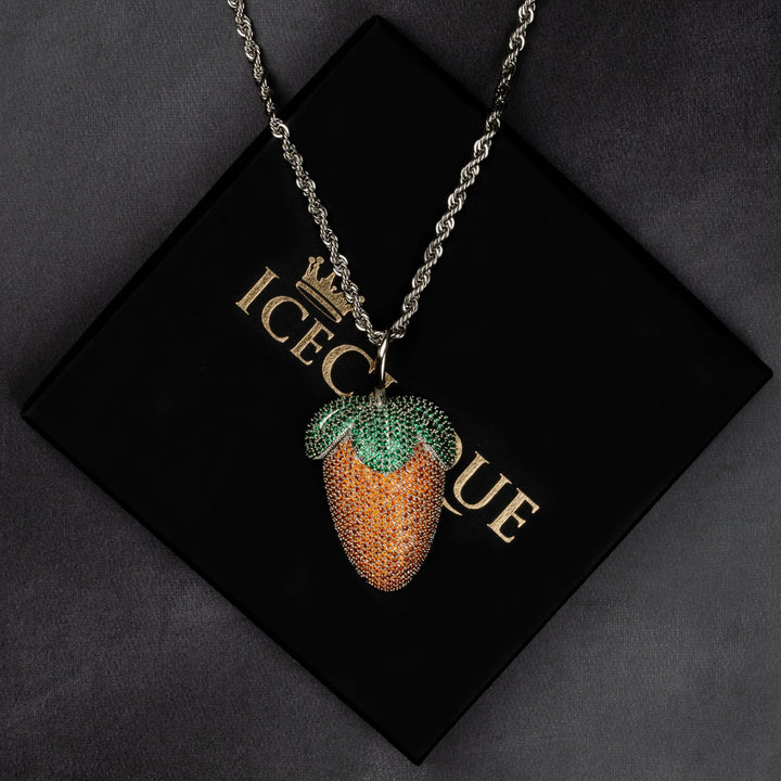 Strawberry Pendant - ICECLIQUE JEWELRY