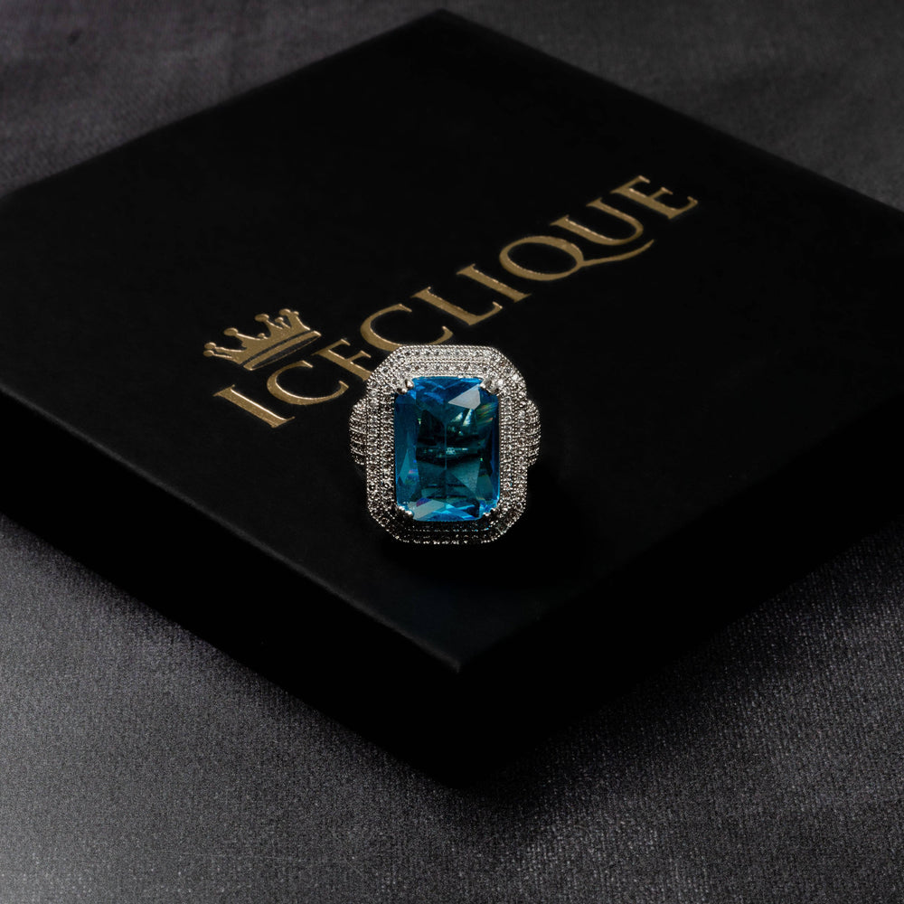 Iced Out Ruby Ring - ICECLIQUE JEWELRY
