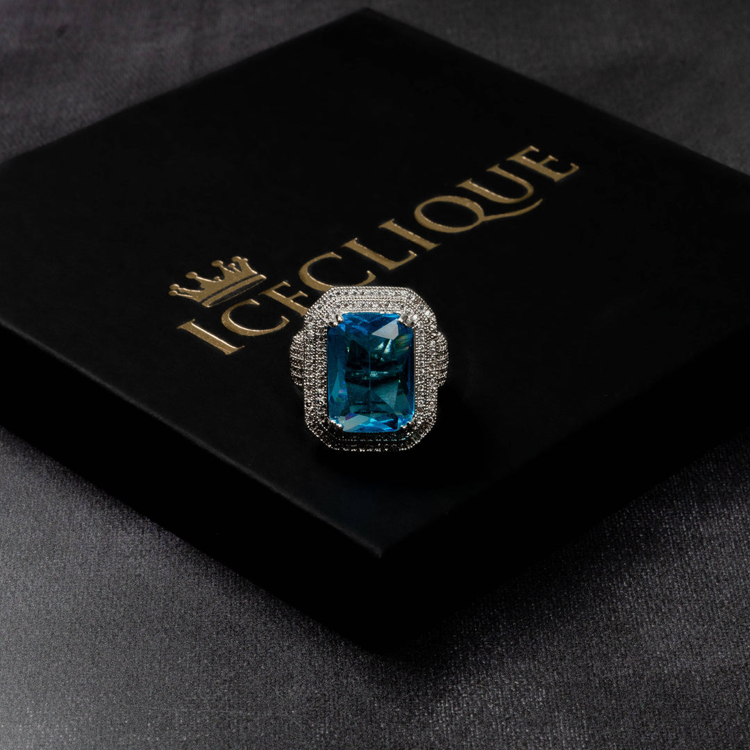 Iced Out Ruby Ring - ICECLIQUE JEWELRY