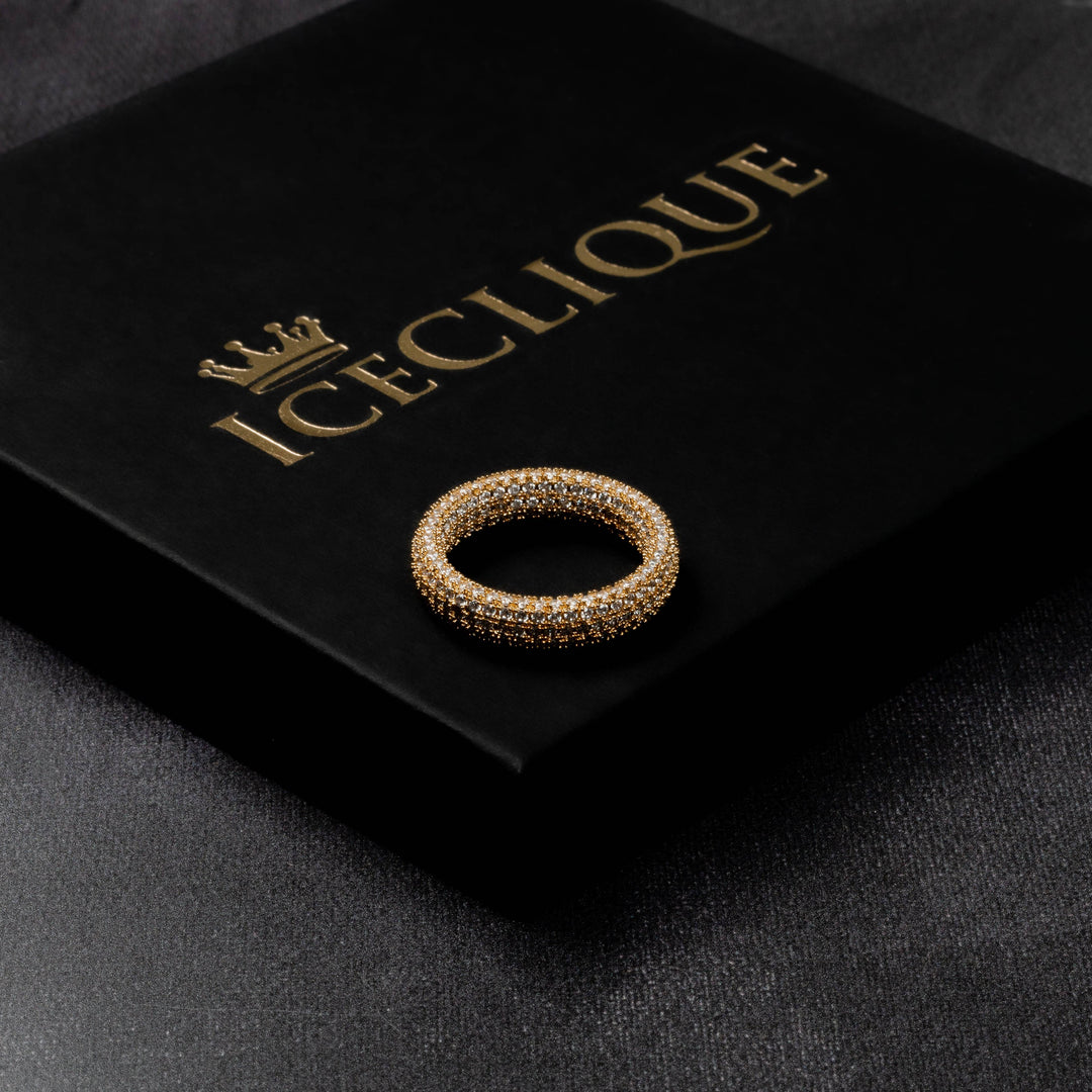 Iced Cluster Ring - ICECLIQUE JEWELRY