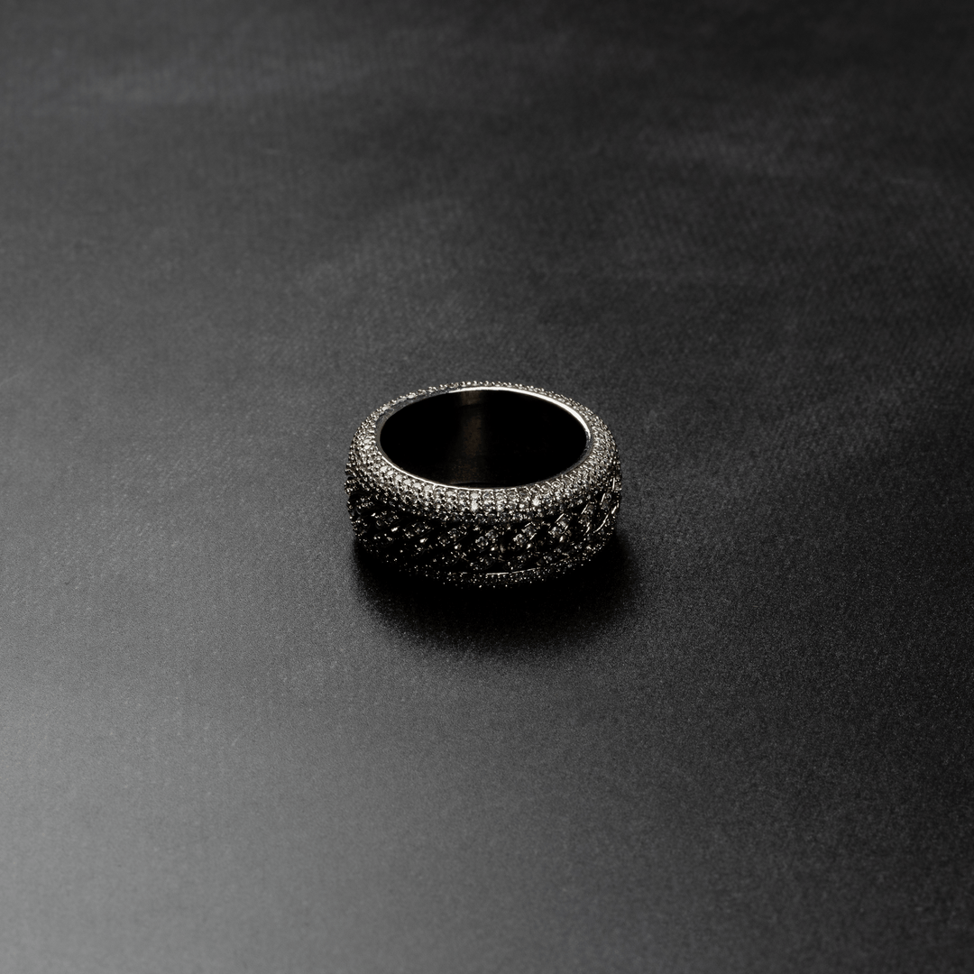 Iced Rotating Cuban Ring - ICECLIQUE JEWELRY