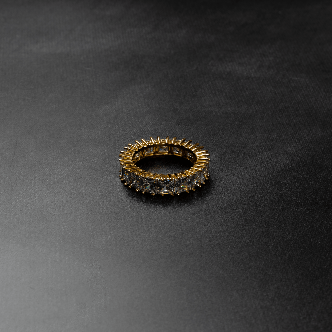 Iced Baguette Ring - ICECLIQUE JEWELRY