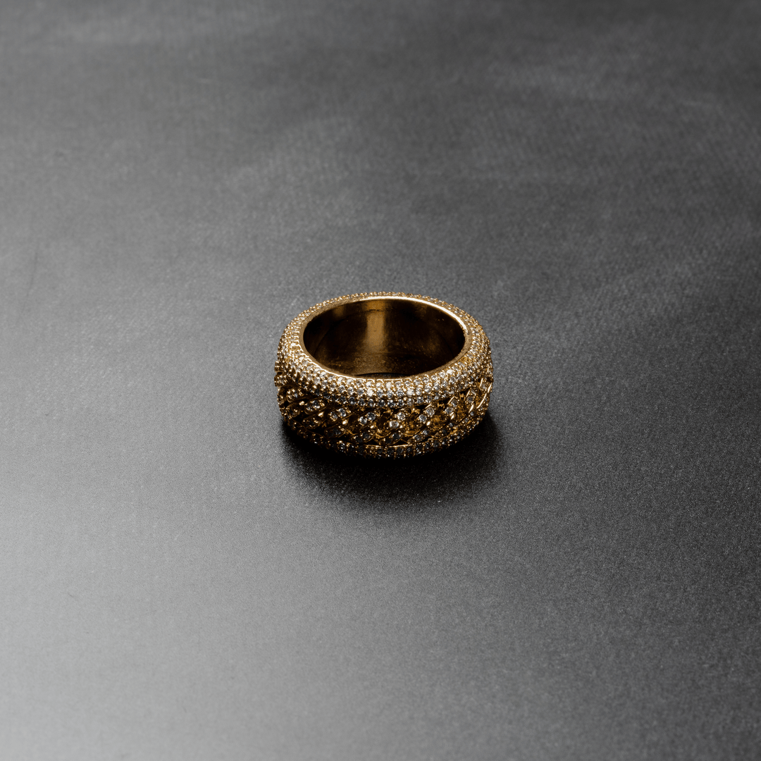 Iced Rotating Cuban Ring - ICECLIQUE JEWELRY