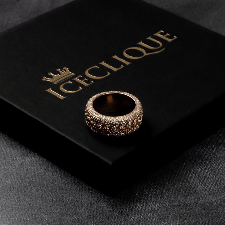 Iced Rotating Cuban Ring - ICECLIQUE JEWELRY