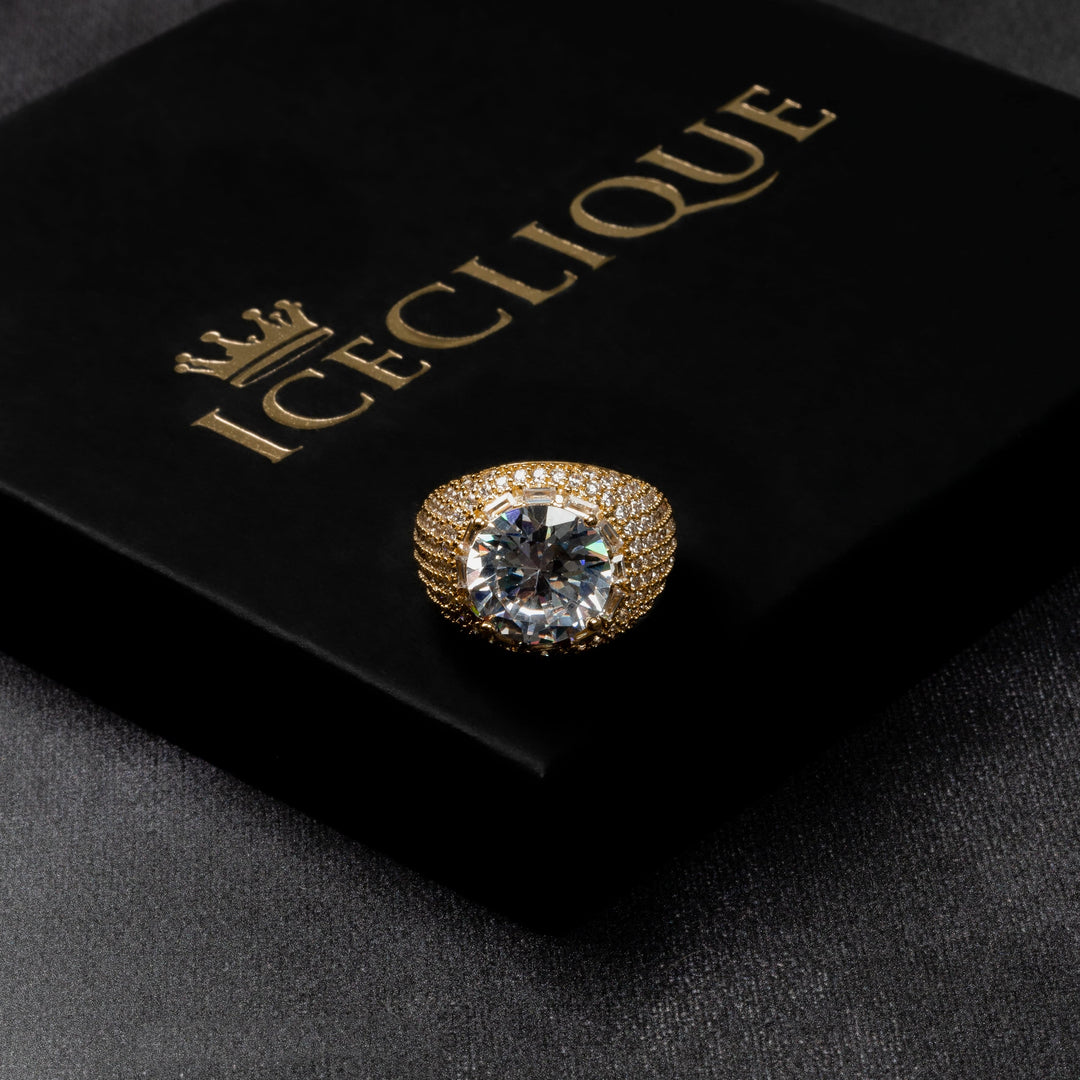 Iced Royal Ring - ICECLIQUE JEWELRY