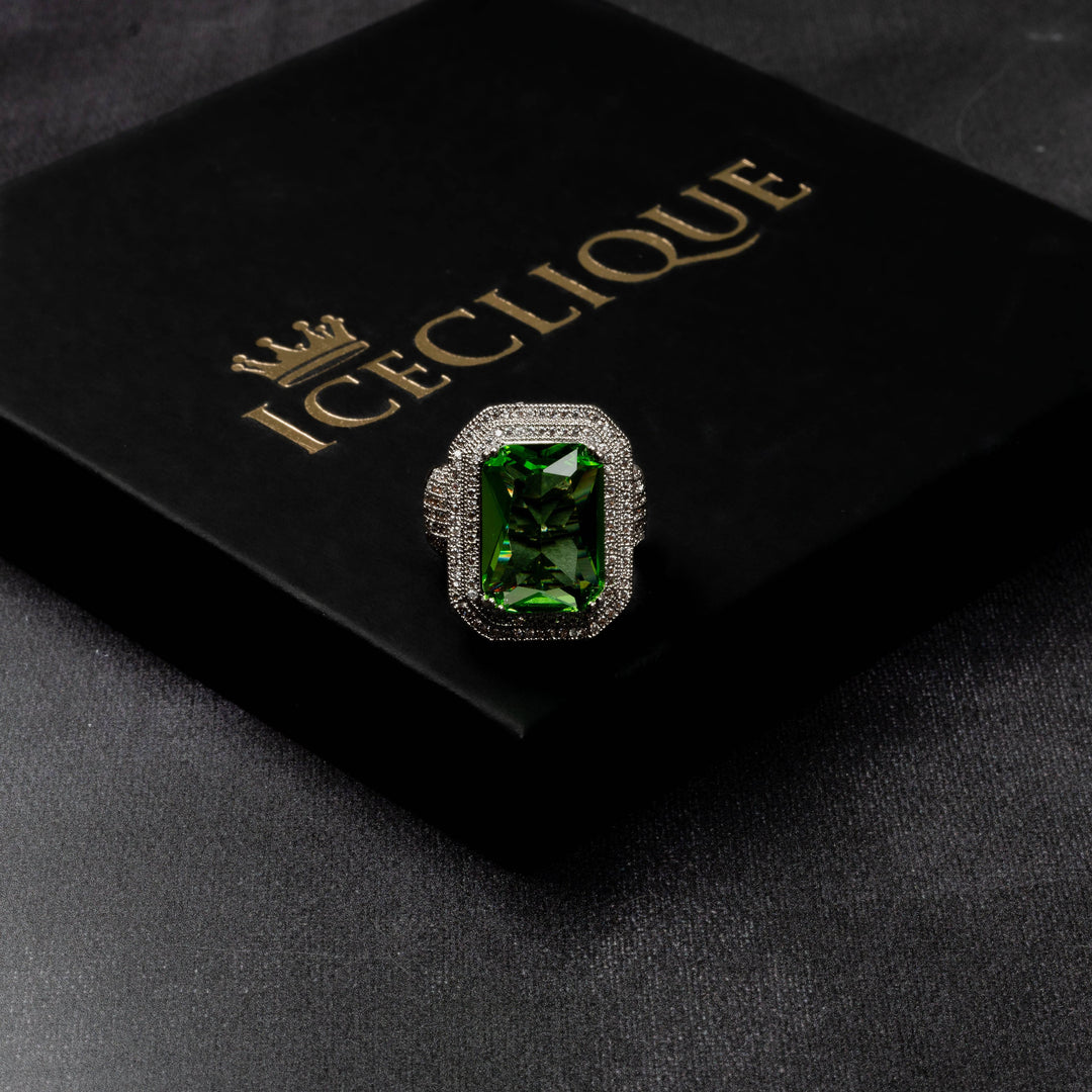 Iced Out Ruby Ring - ICECLIQUE JEWELRY