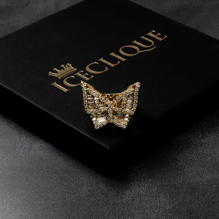 Iced Butterfly Ring - ICECLIQUE JEWELRY