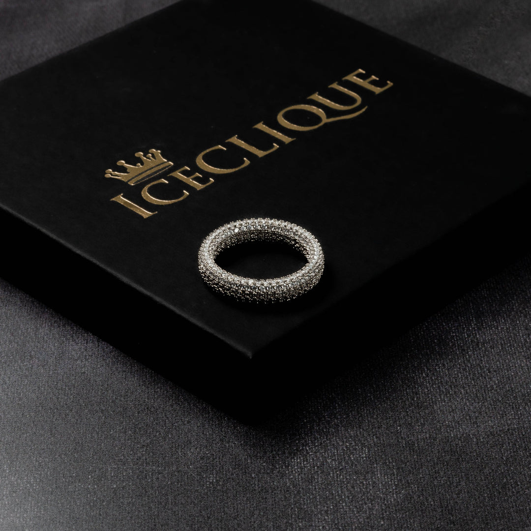 Iced Cluster Ring - ICECLIQUE JEWELRY