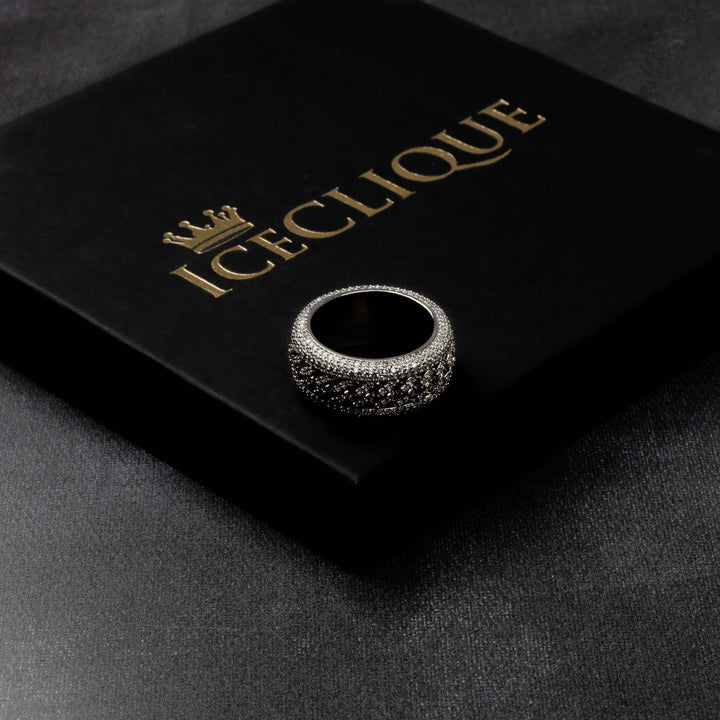 Iced Rotating Cuban Ring - ICECLIQUE JEWELRY