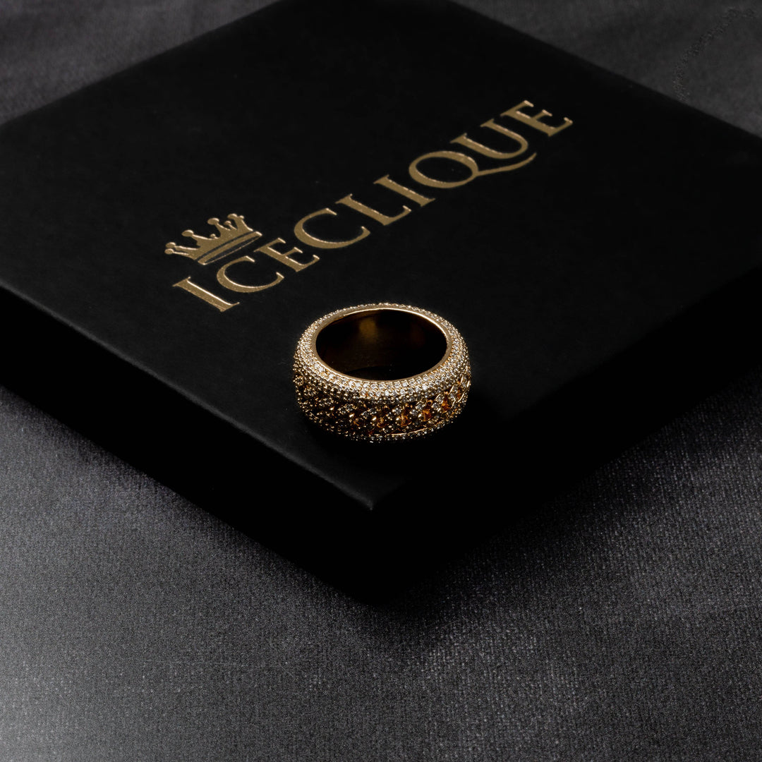 Iced Rotating Cuban Ring - ICECLIQUE JEWELRY