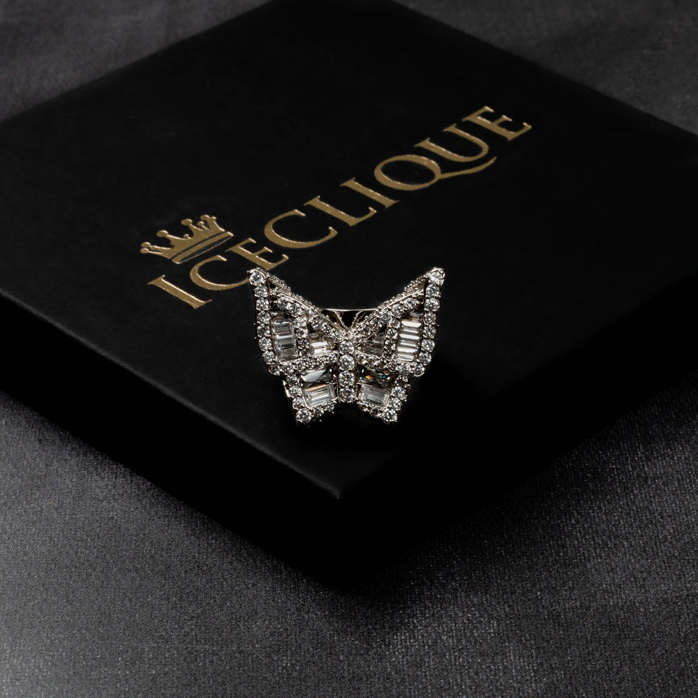 Iced Butterfly Ring - ICECLIQUE JEWELRY