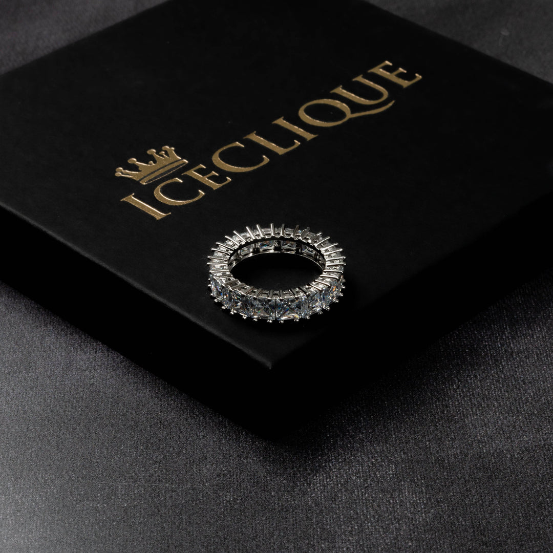 Iced Baguette Ring - ICECLIQUE JEWELRY