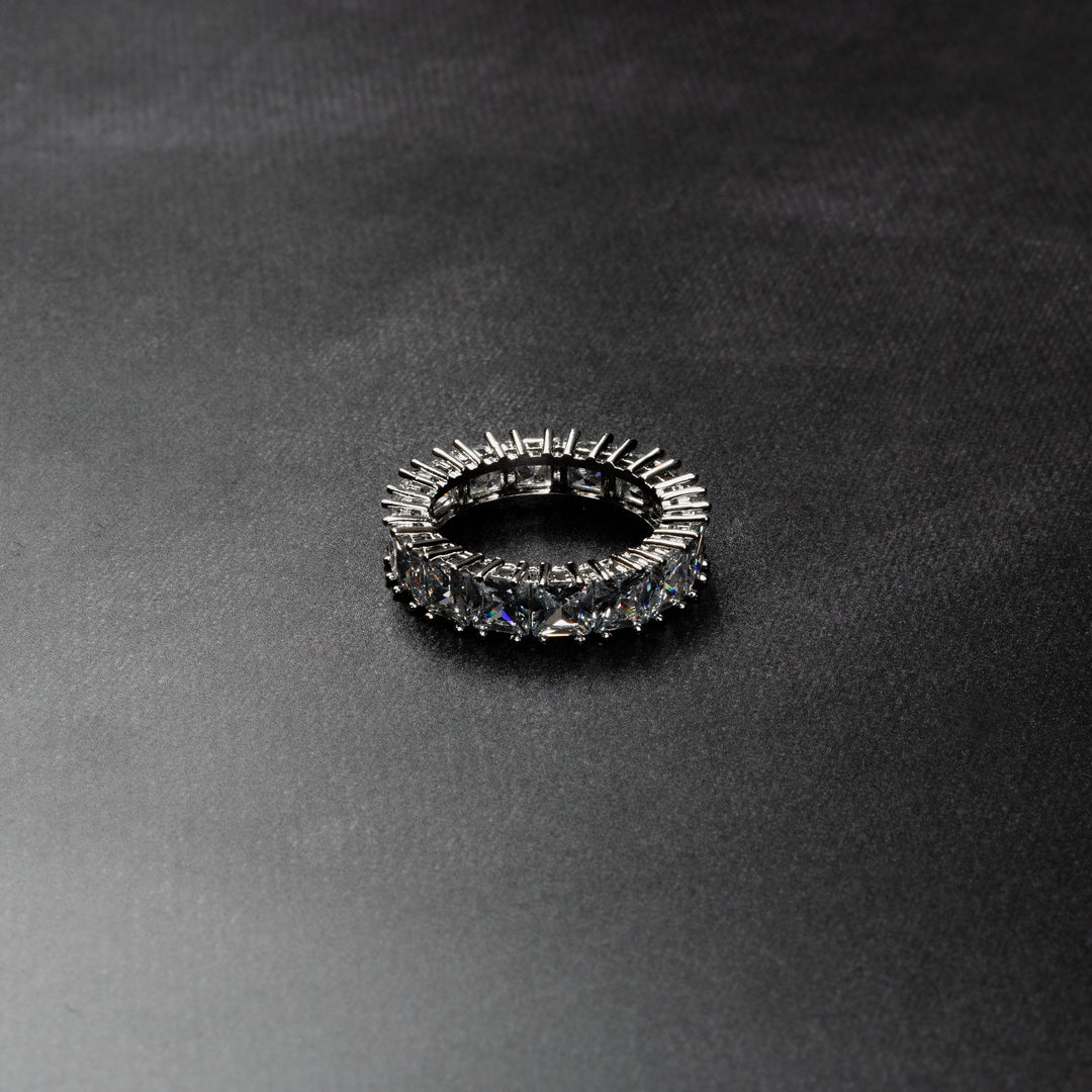 Iced Baguette Ring - ICECLIQUE JEWELRY