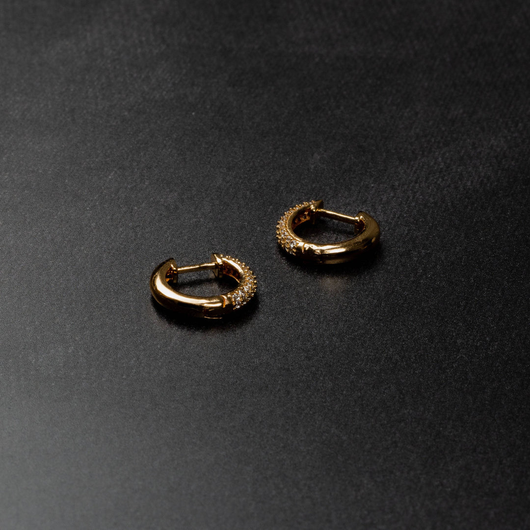 Iced Out Hoop Earrings - ICECLIQUE JEWELRY