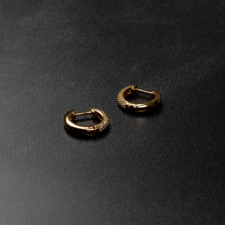 Iced Out Hoop Earrings - ICECLIQUE JEWELRY