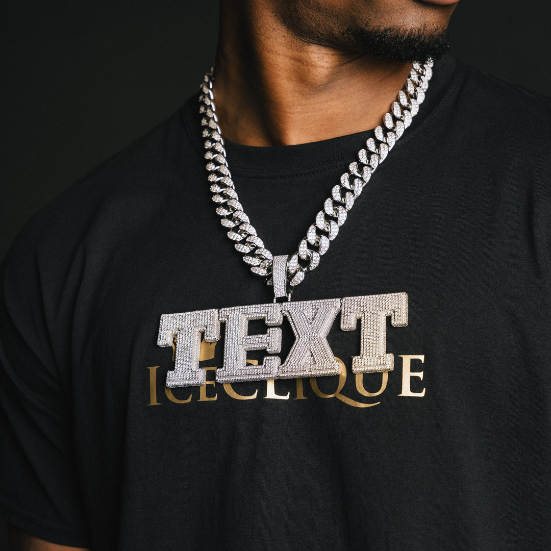 Custom Multi-Layer Letter Pendant - ICECLIQUE JEWELRY