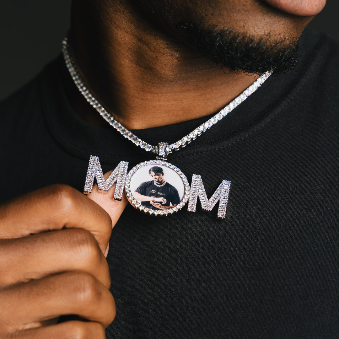 Mom Custom Photo Pendant - ICECLIQUE JEWELRY