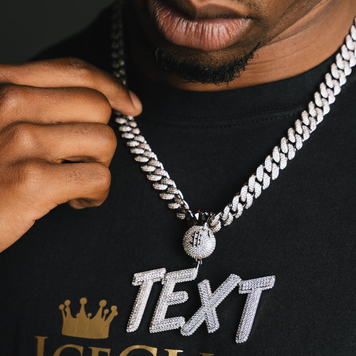 Custom Moneybag Letter Pendant - ICECLIQUE JEWELRY