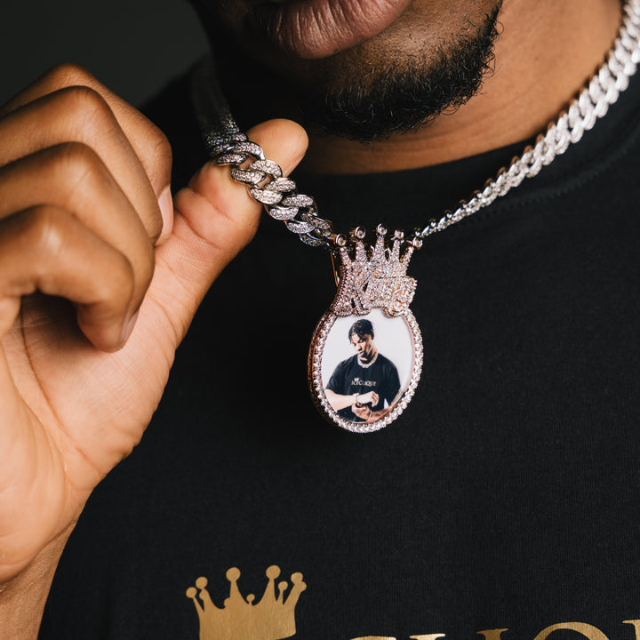 King Custom Photo Pendant - ICECLIQUE JEWELRY